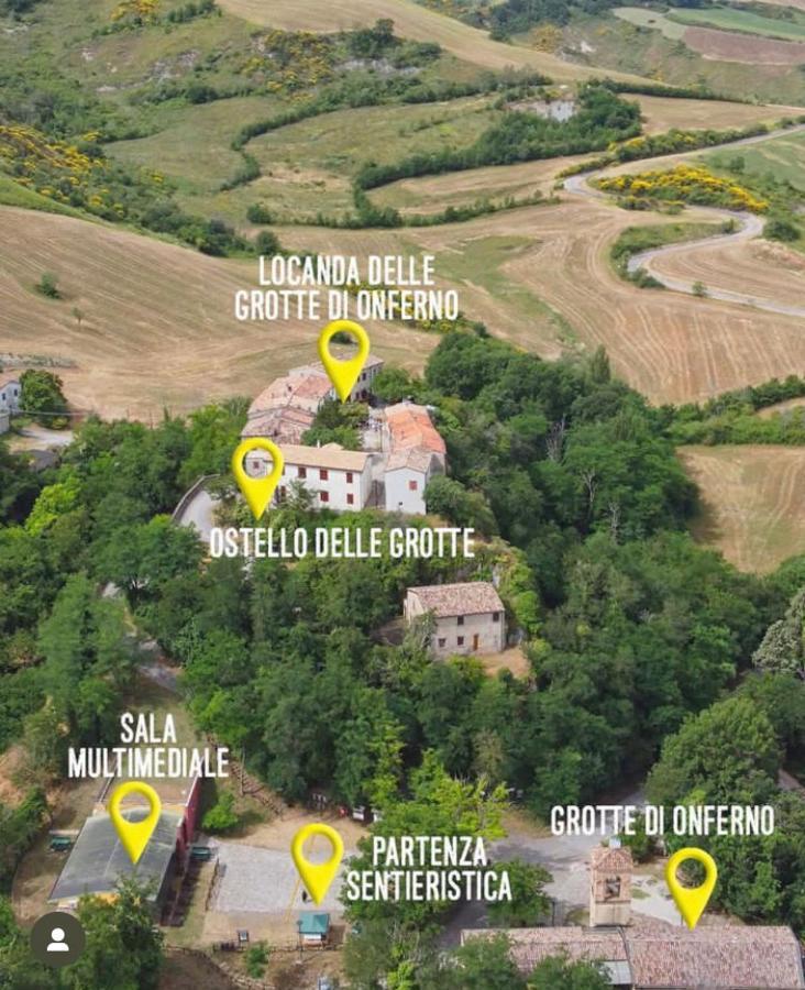 מלון Gemmano Locanda Delle Grotte Di Onferno מראה חיצוני תמונה